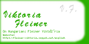 viktoria fleiner business card